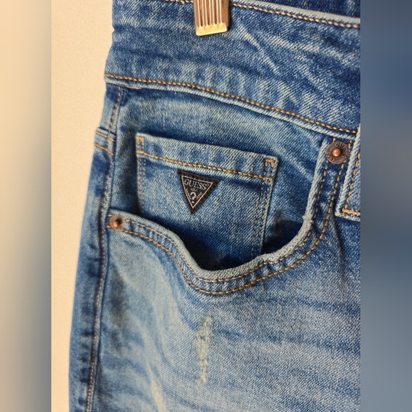 GUESS Diamond Tapered Low Rise Relaxed Fit Tapered Leg 30 32 - Picture 5 of 9